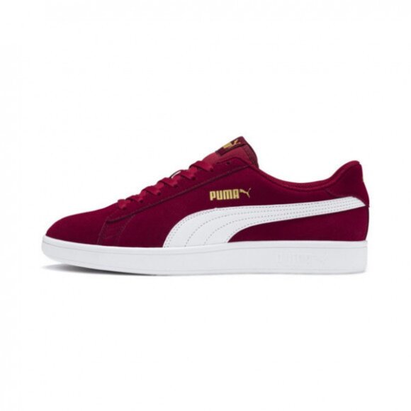 Puma  Smash V2 Sneaker Rhubarb, Team Gold/White  Men  Size 4.5 M    NIB - Picture 1 of 7
